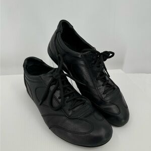 Bally Alceda Women's Black Leather Sneaker Walking Shoe Exceptional Quality  10M